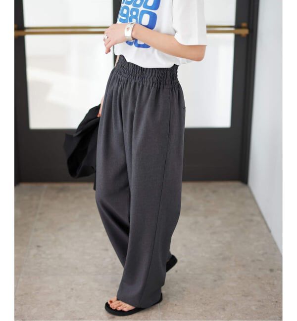 JOURNAL STANDARD「《追加3》ウールライクストレッチワイドパンツ」|その他|