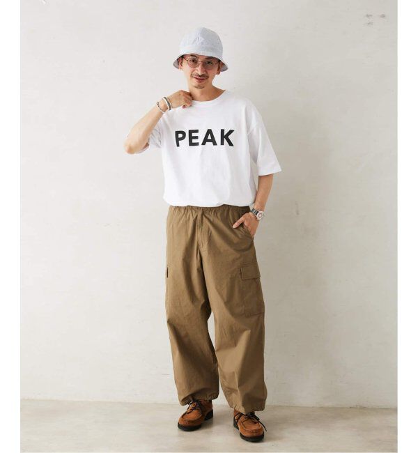 JOURNAL STANDARD relume「SNOW PEAK / スノーピーク 別注 &rdquo;PEAK SNOW&rdquo; ロゴTシャツ」|Tシャツ・カットソー|