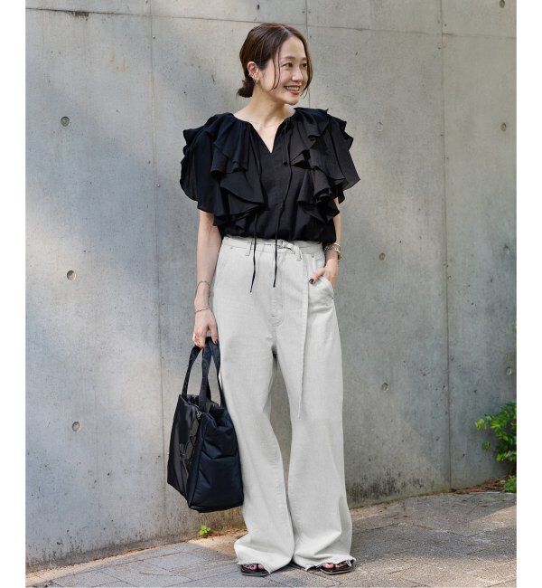 JOURNAL STANDARD「ウエストベルトデニムパンツ」|デニム|