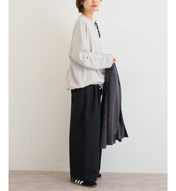 JOURNAL STANDARD relume「《追加》ギャザーヘムロングスリーブ」|Tシャツ・カットソー|