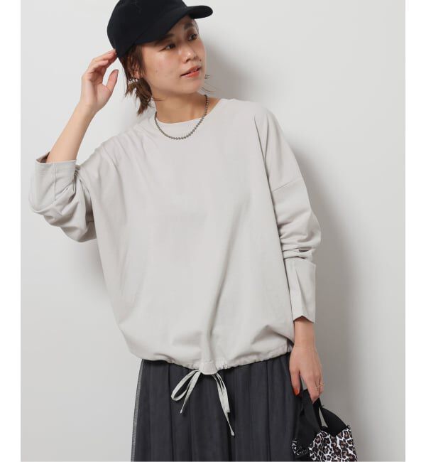 JOURNAL STANDARD relume「《追加》ギャザーヘムロングスリーブ」|Tシャツ・カットソー|