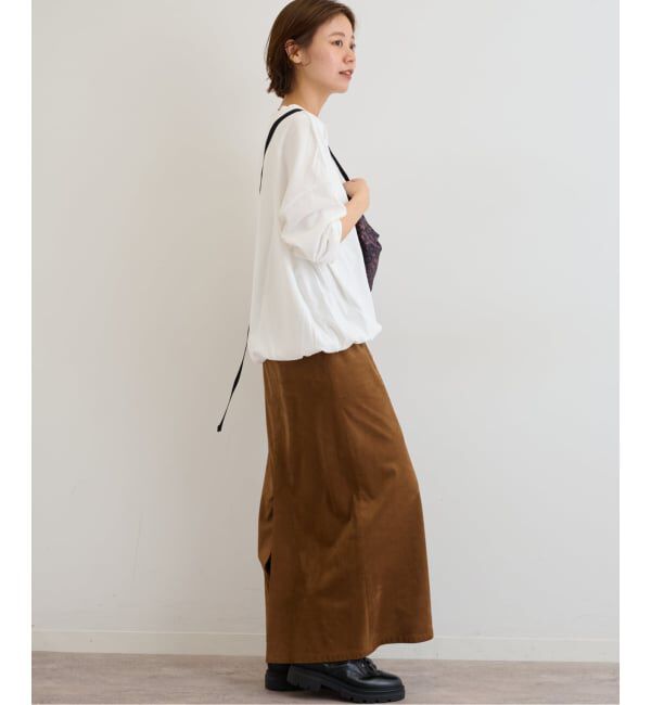 JOURNAL STANDARD relume「《追加》ギャザーヘムロングスリーブ」|Tシャツ・カットソー|