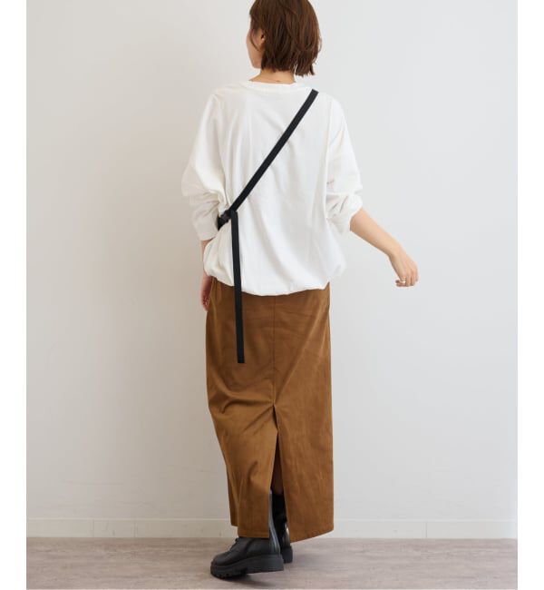 JOURNAL STANDARD relume「《追加》ギャザーヘムロングスリーブ」|Tシャツ・カットソー|