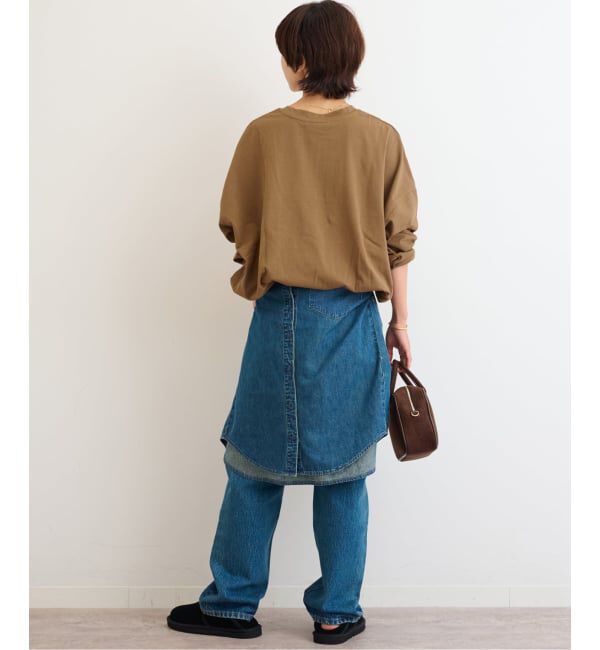 JOURNAL STANDARD relume「《追加》ギャザーヘムロングスリーブ」|Tシャツ・カットソー|