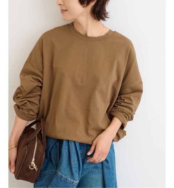 JOURNAL STANDARD relume「《追加》ギャザーヘムロングスリーブ」|Tシャツ・カットソー|