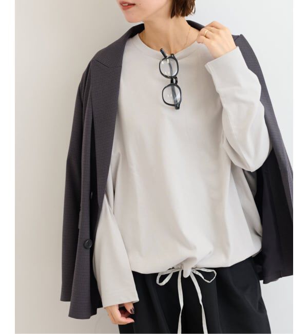 JOURNAL STANDARD relume「《追加》ギャザーヘムロングスリーブ」|Tシャツ・カットソー|グレーB