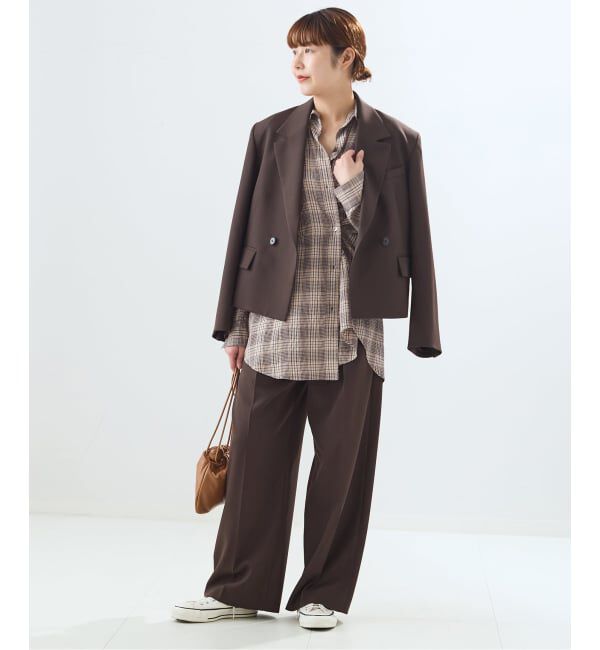 journal standard L'essage「DEVEAUXチェック2WAYシャツ」|シャツ・ブラウス|