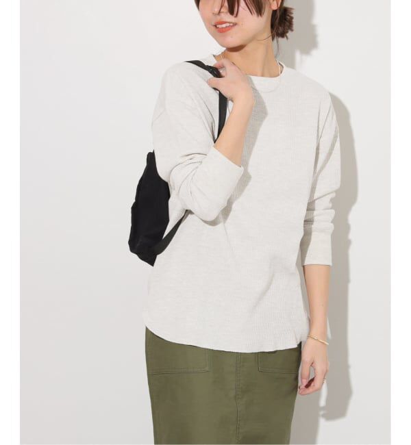 JOURNAL STANDARD relume「《追加3》TCワッフルロングスリーブTシャツ」|Tシャツ・カットソー|ナチュラル B