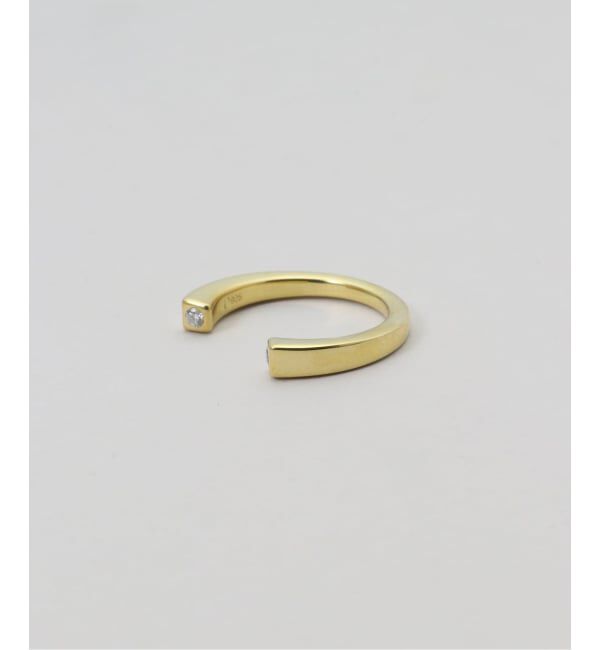 JOURNAL STANDARD「【VALENTINE /ヴァレンタイン】 Square Ring Cuff」|リング|ゴールド