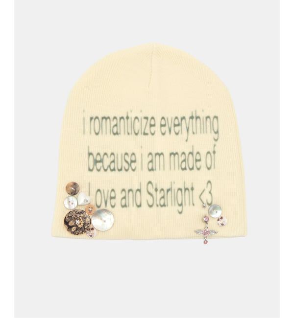 Oriens JOURNAL STANDARD「【HOLECO/ホレコ】 Yumi beanie（ROMANTIC）」|ニット帽|その他カラー K