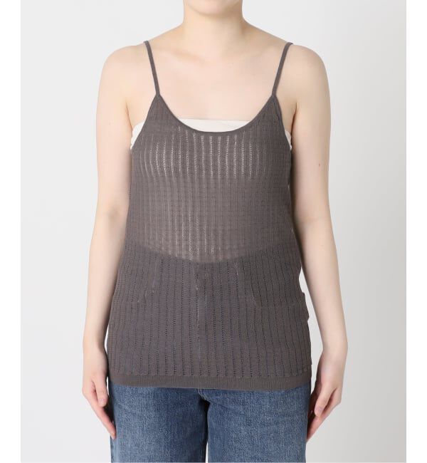 journal standard L'essage「《予約》LACYジャガードニットキャミソール」|キャミソール|