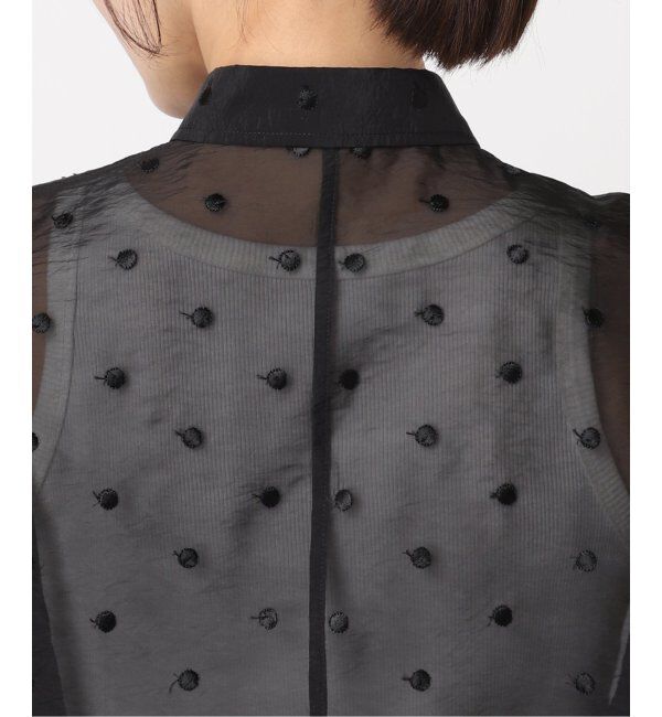 Spick and Span「シアードットサークルシャツ」|シャツ・ブラウス|