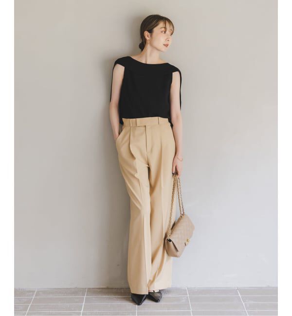 NOBLE「《WEB限定追加》【洗える】バルーンケープブラウス」|シャツ・ブラウス|