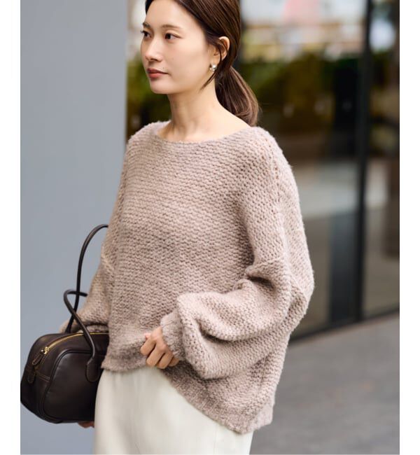 FRAMeWORK「イタリアヤーン furry ニット」|ニット・セーター|