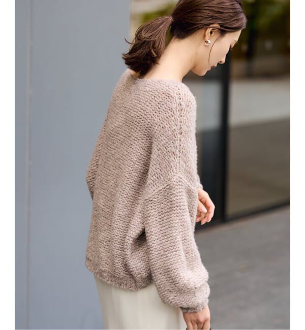 FRAMeWORK「イタリアヤーン furry ニット」|ニット・セーター|