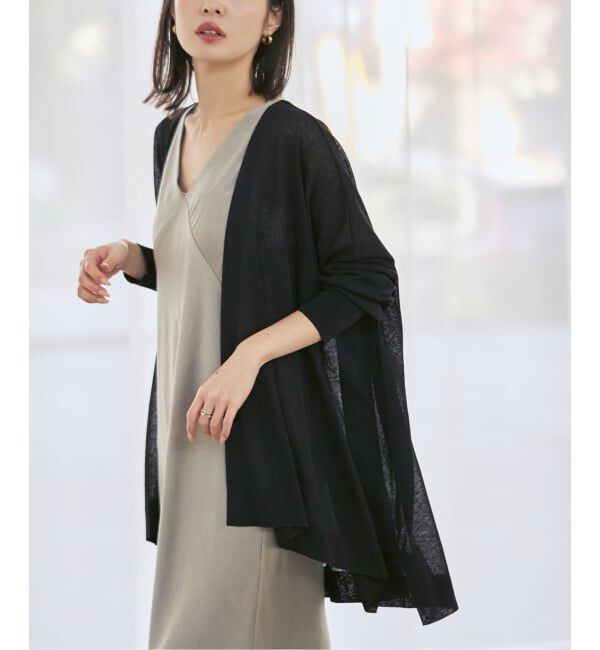 NOBLE「《WEB限定追加予約》18Gシアーカーディガン」|カーディガン|