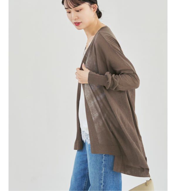 NOBLE「《WEB限定追加予約》18Gシアーカーディガン」|カーディガン|