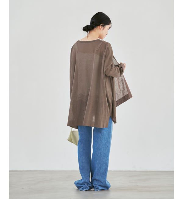 NOBLE「《WEB限定追加予約》18Gシアーカーディガン」|カーディガン|