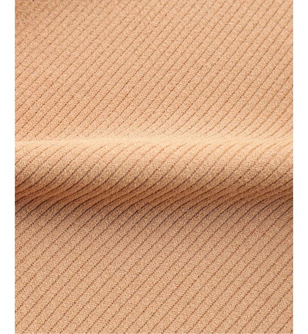 Spick and Span「Vis/PE リブクルーネックカーディガン」|カーディガン|