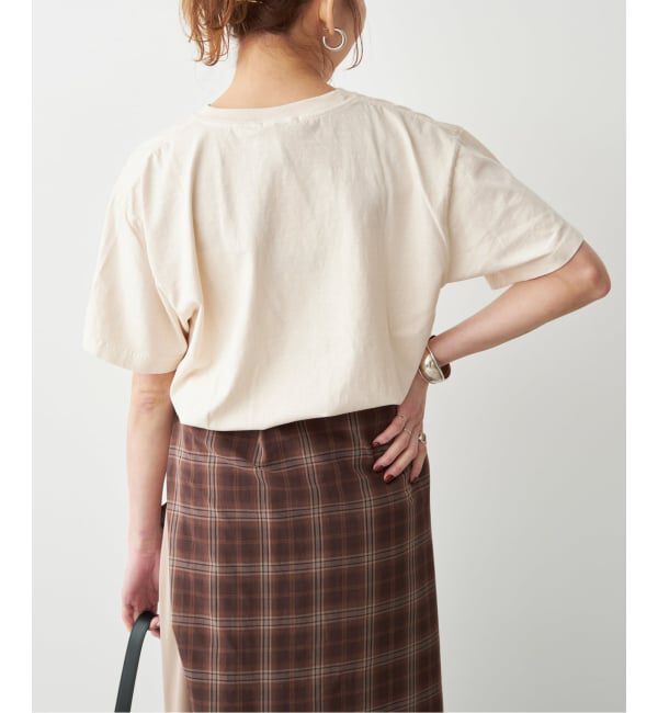 Spick and Span「《予約》AUTHEN / オーセン SS OA CLUSH EMBROIDERY T-SHIRT」|Tシャツ・カットソー|