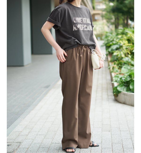 Spick and Span「《予約》AUTHEN / オーセン SS OA CLUSH EMBROIDERY T-SHIRT」|Tシャツ・カットソー|