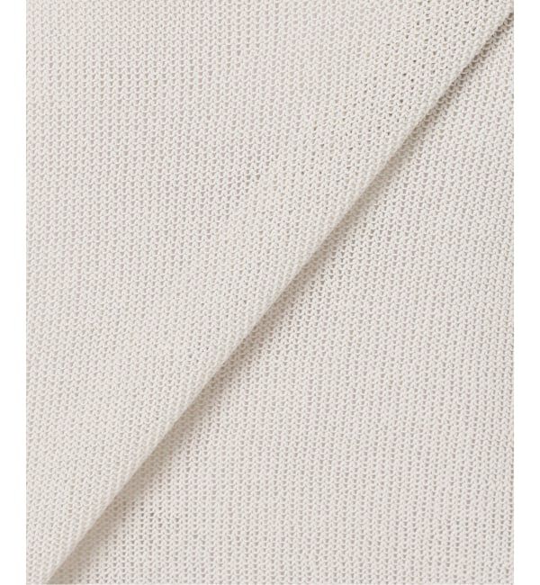 NOBLE「《WEB限定追加予約2》ペーパーヤーン裏天竺プルオーバー」|ニット・セーター|