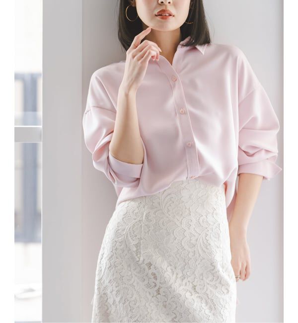 NOBLE「《追加予約》シーズンカラープレーンシャツ」|シャツ・ブラウス|