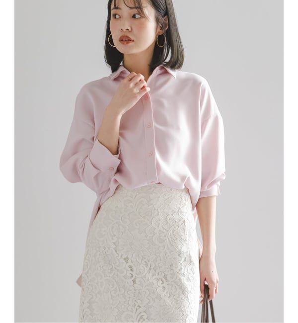 NOBLE「《追加予約》シーズンカラープレーンシャツ」|シャツ・ブラウス|