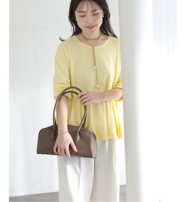  「【洗える】ペプラムニット」|ニット・セーター|