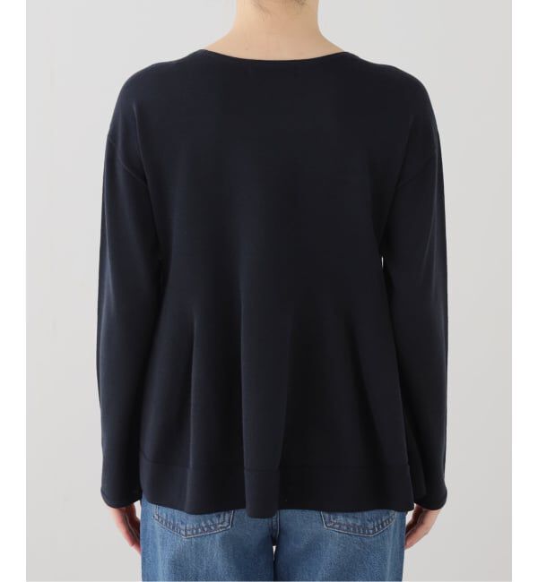  「【洗える】ペプラムニット」|ニット・セーター|