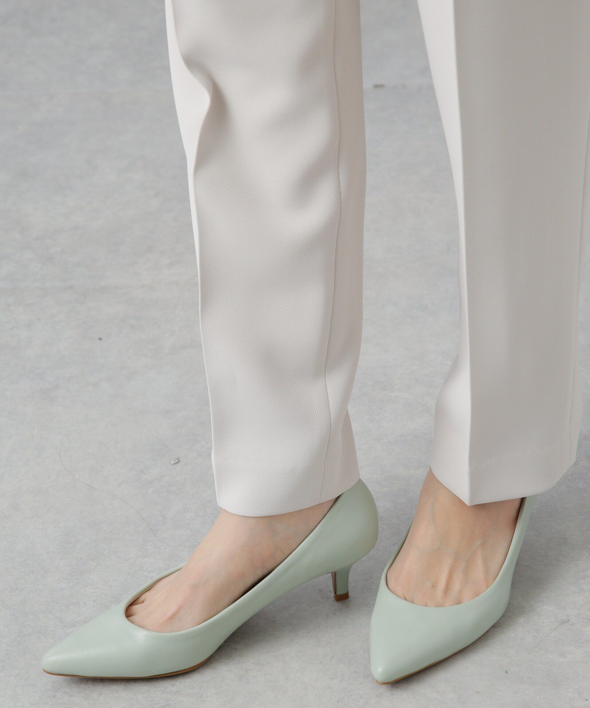 nano･universe「ローヒールパンプス」|パンプス|L.グリーン