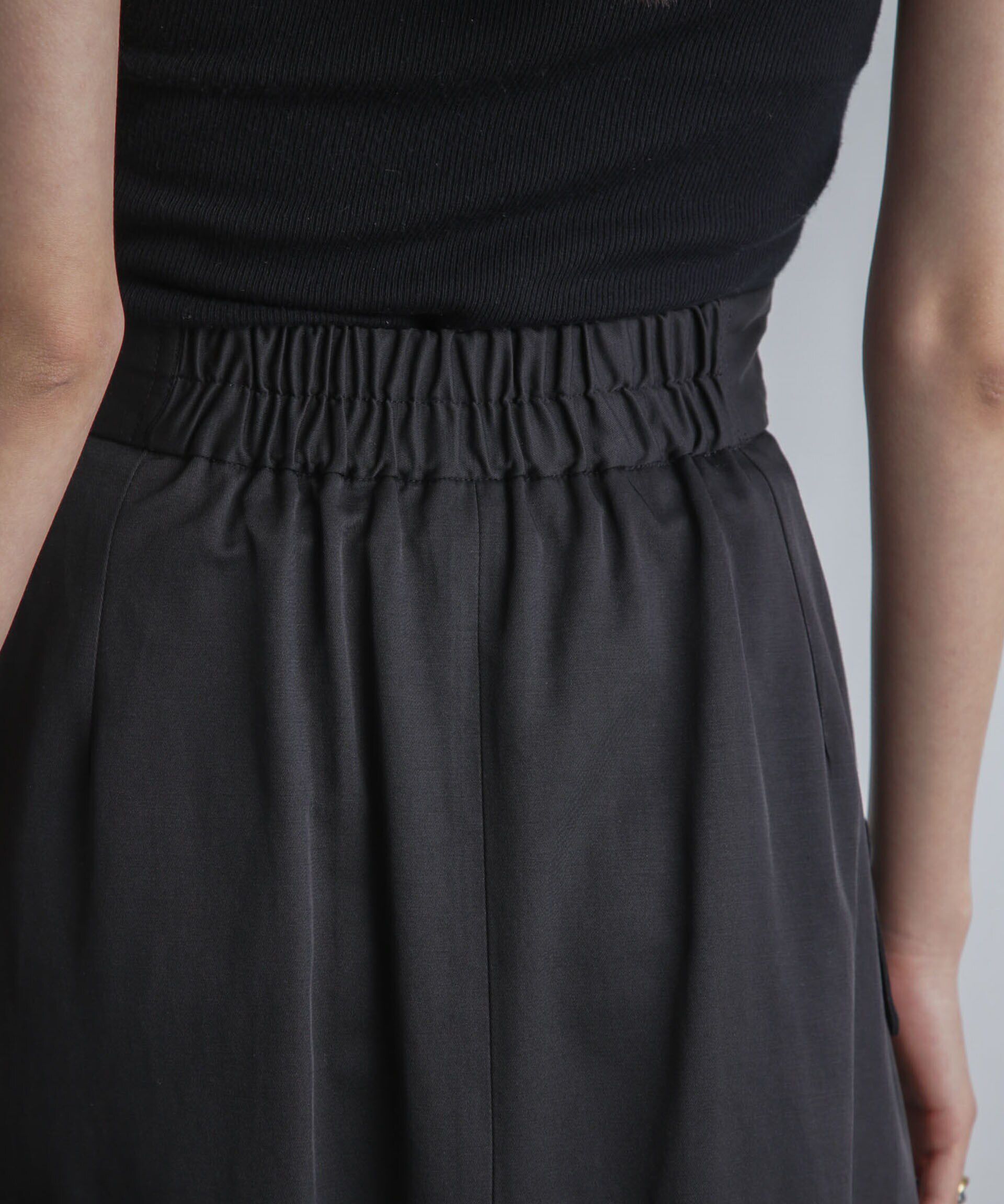 nano･universe「フラップポケットフレアスカート」|スカート|