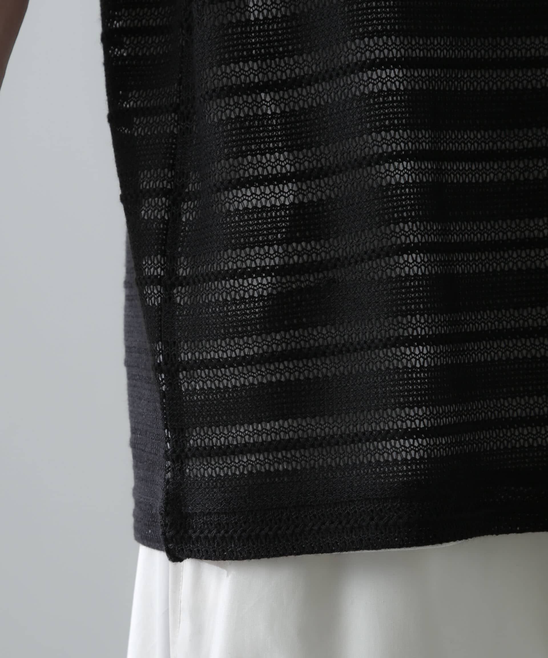 nano･universe「かぎ針アンサンブルTシャツ」|Tシャツ・カットソー|