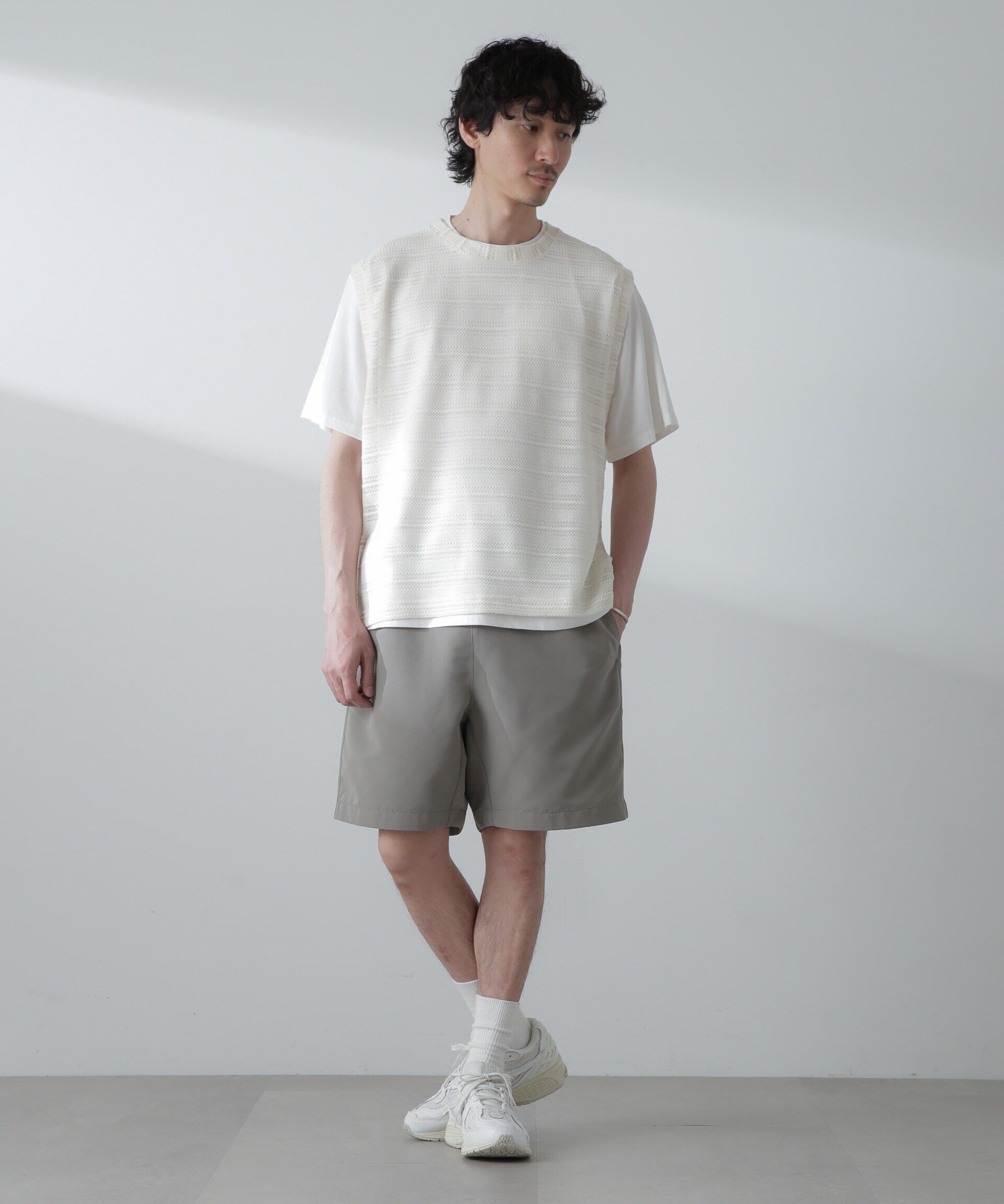 nano･universe「かぎ針アンサンブルTシャツ」|Tシャツ・カットソー|