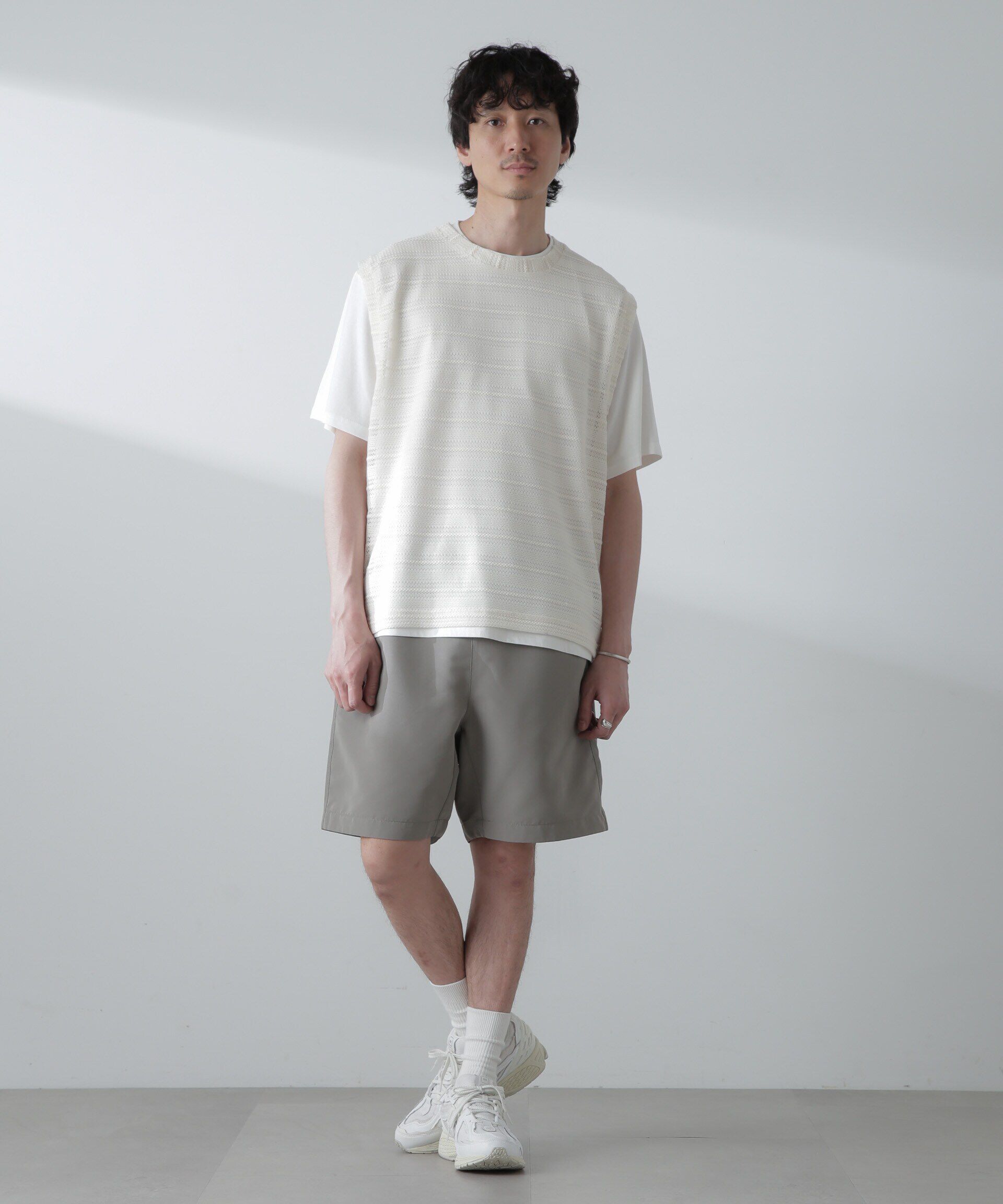 nano･universe「かぎ針アンサンブルTシャツ」|Tシャツ・カットソー|