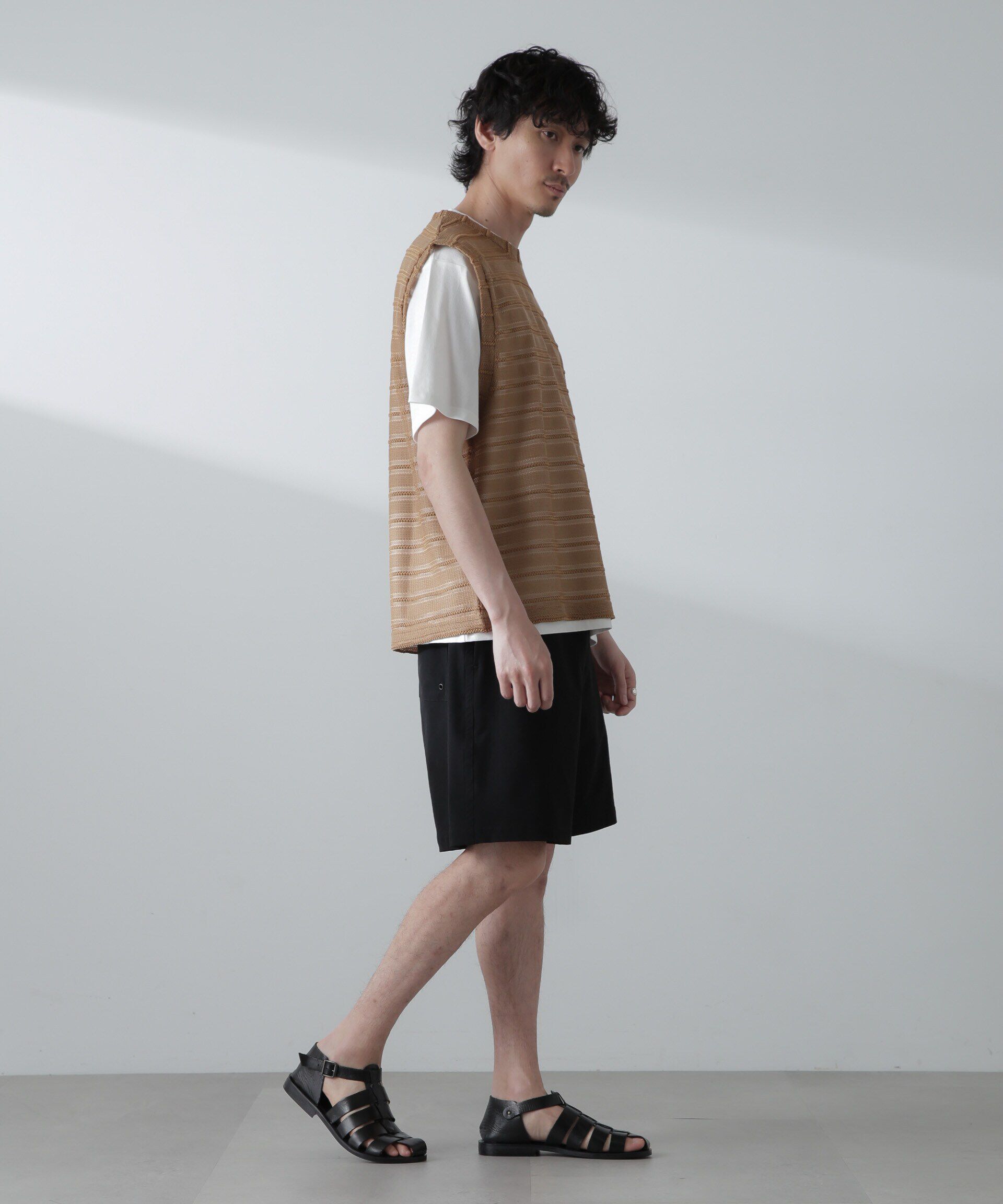 nano･universe「かぎ針アンサンブルTシャツ」|Tシャツ・カットソー|