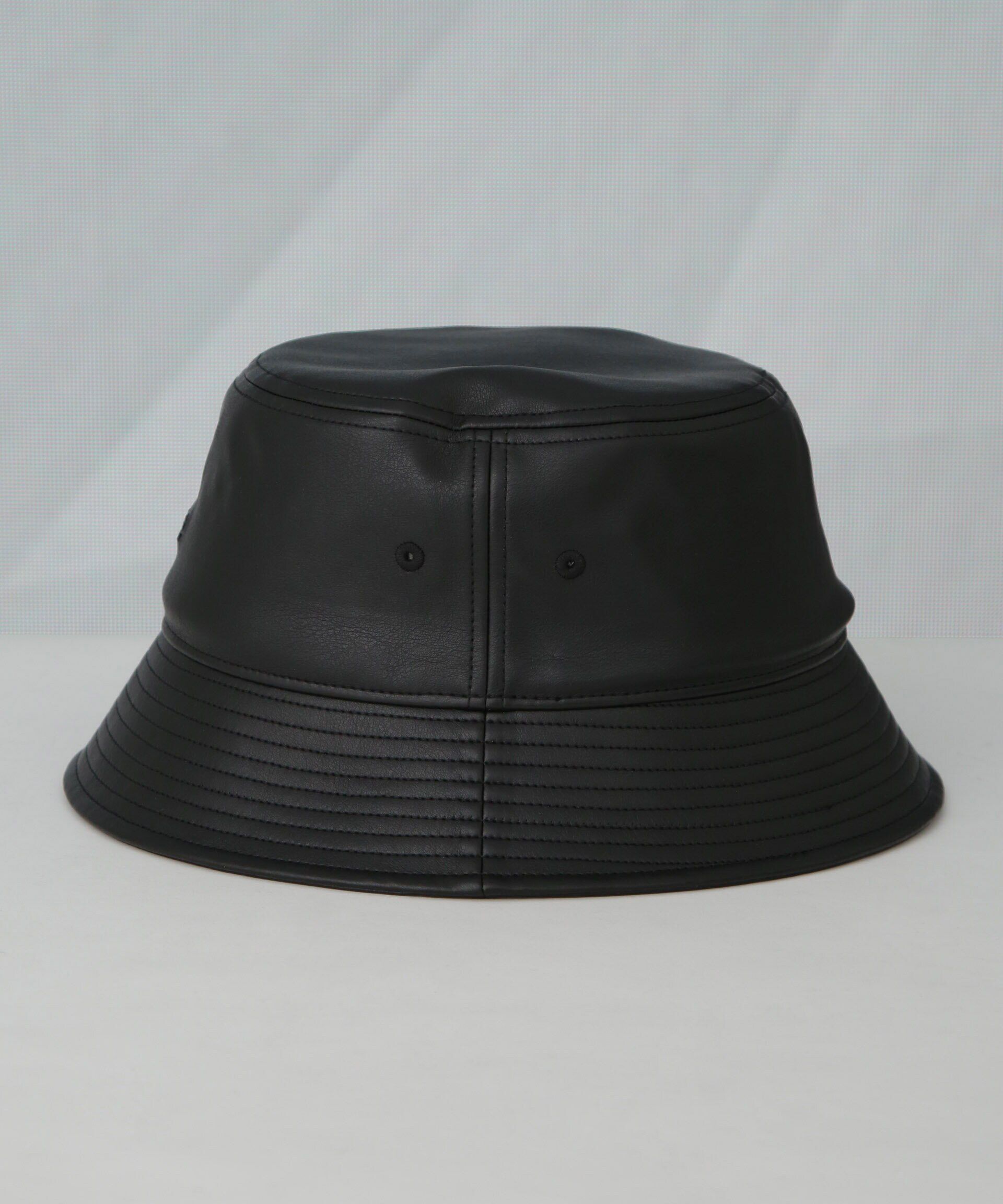 nano･universe「Lee/LE BUCKET FAUX LEATHER」|キャップ・キャスケット|