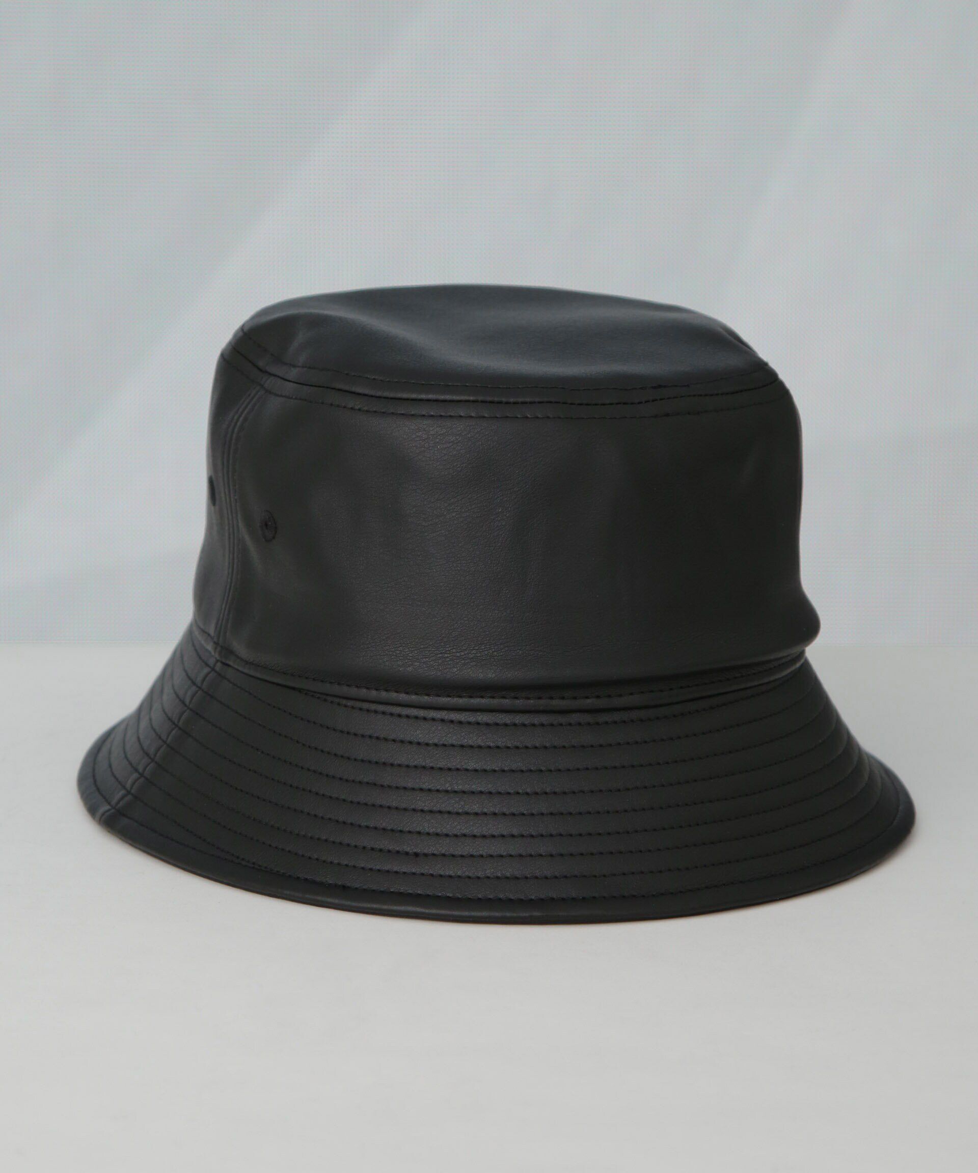 nano･universe「Lee/LE BUCKET FAUX LEATHER」|キャップ・キャスケット|