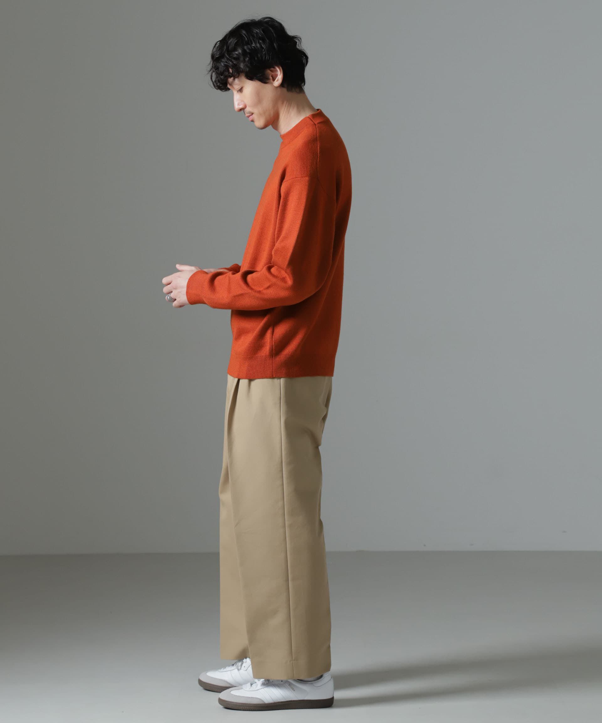 nano･universe「タスマニアミックス ミラノリブリラックスモックネックニット」|ニット・セーター|