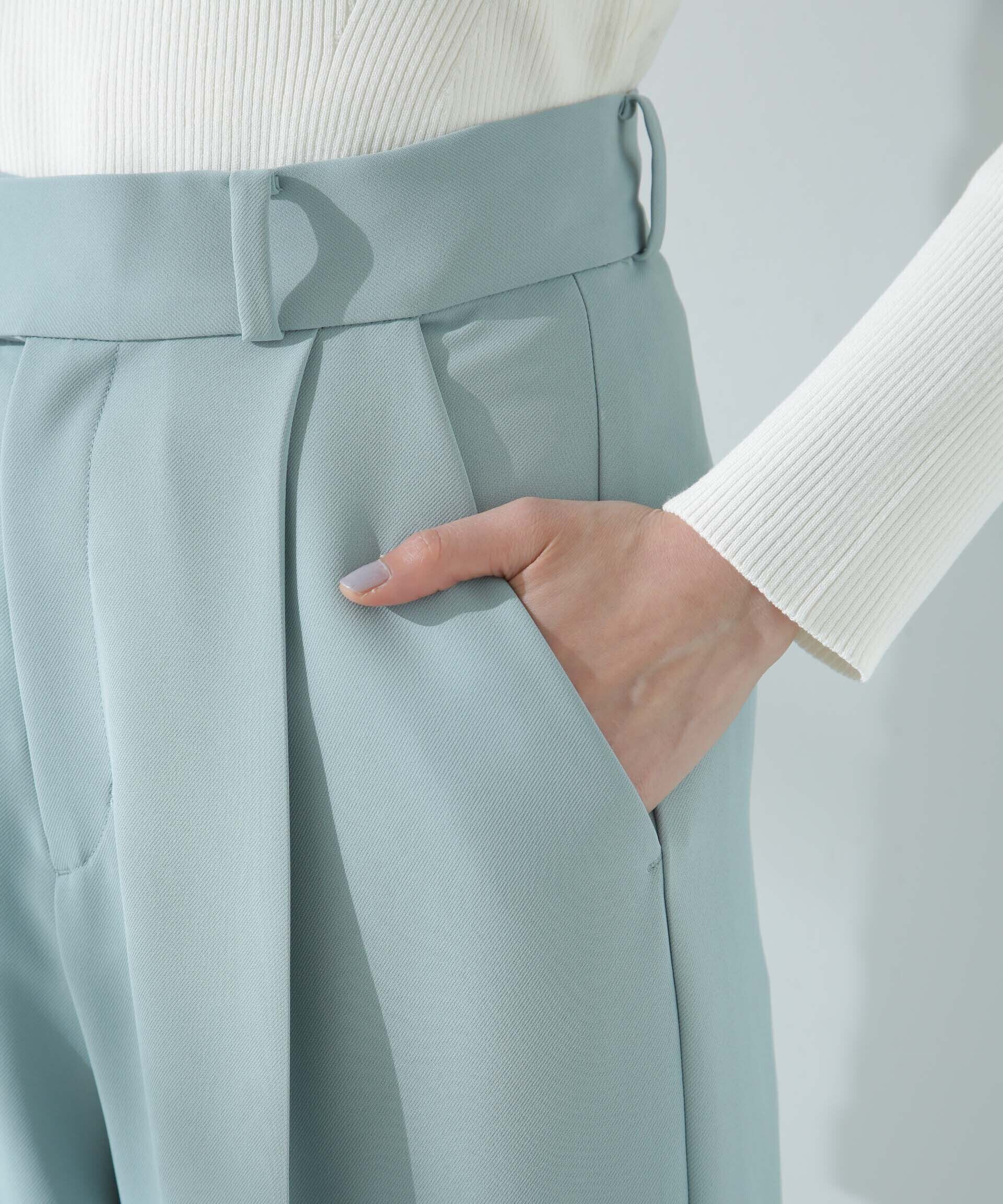 nano･universe「ツイルワイドスラックス」|チノ|