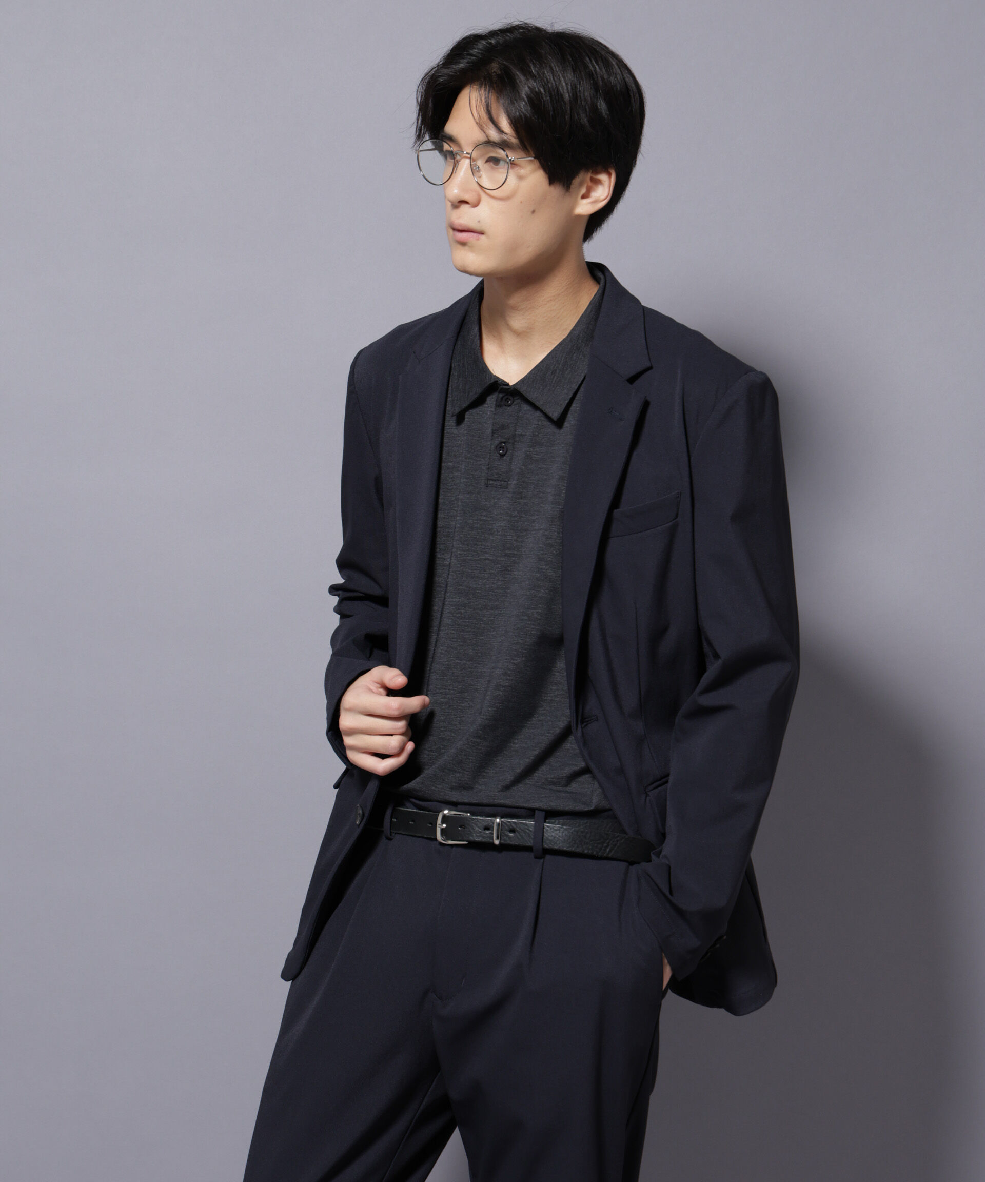 nano･universe「｢Damerino｣ ナイロンストレッチトリコットセットアップ」|スーツ|