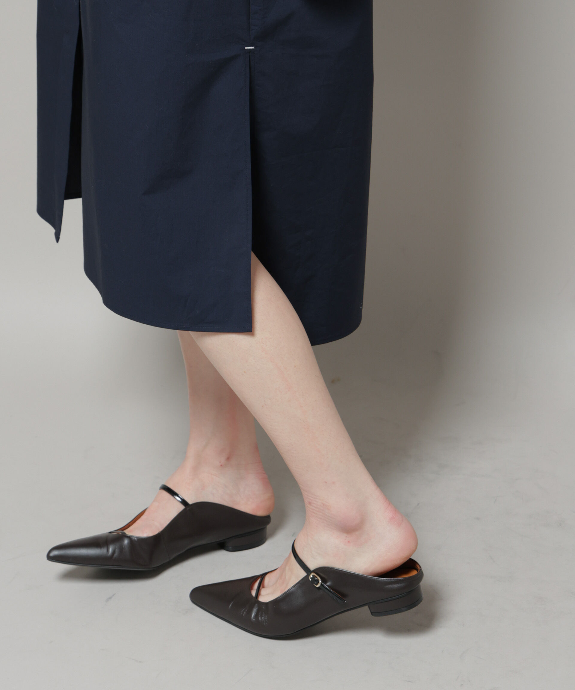 nano･universe「Ｗポケットハーフスリーブシャツワンピース」|ワンピース|