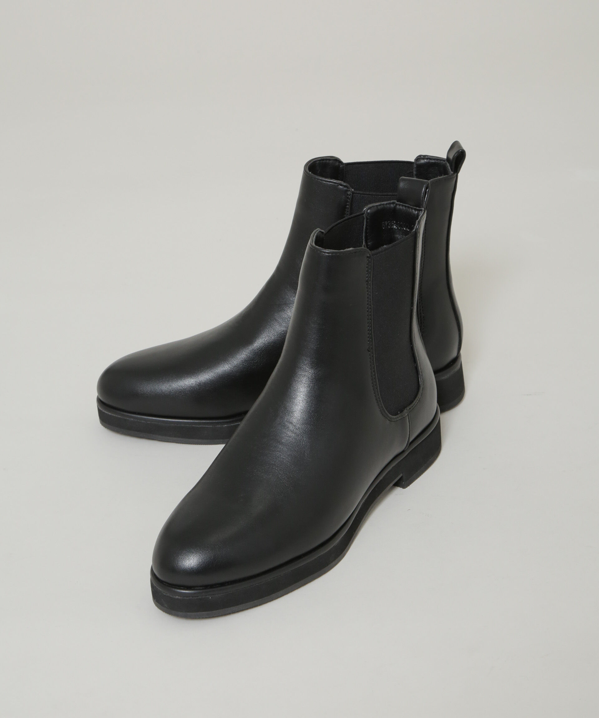 nano･universe「サイドゴアフラットブーツ」|ショートブーツ|