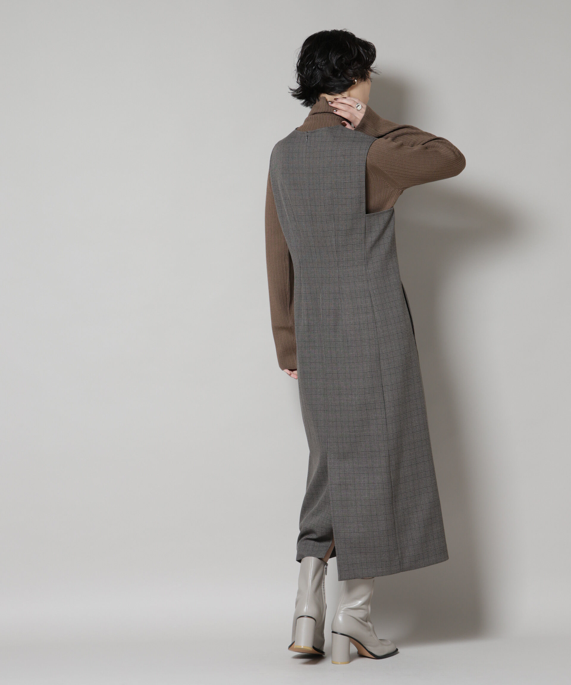 nano･universe「毛玉レスニット3wayリブタートルトップス」|ニット・セーター|