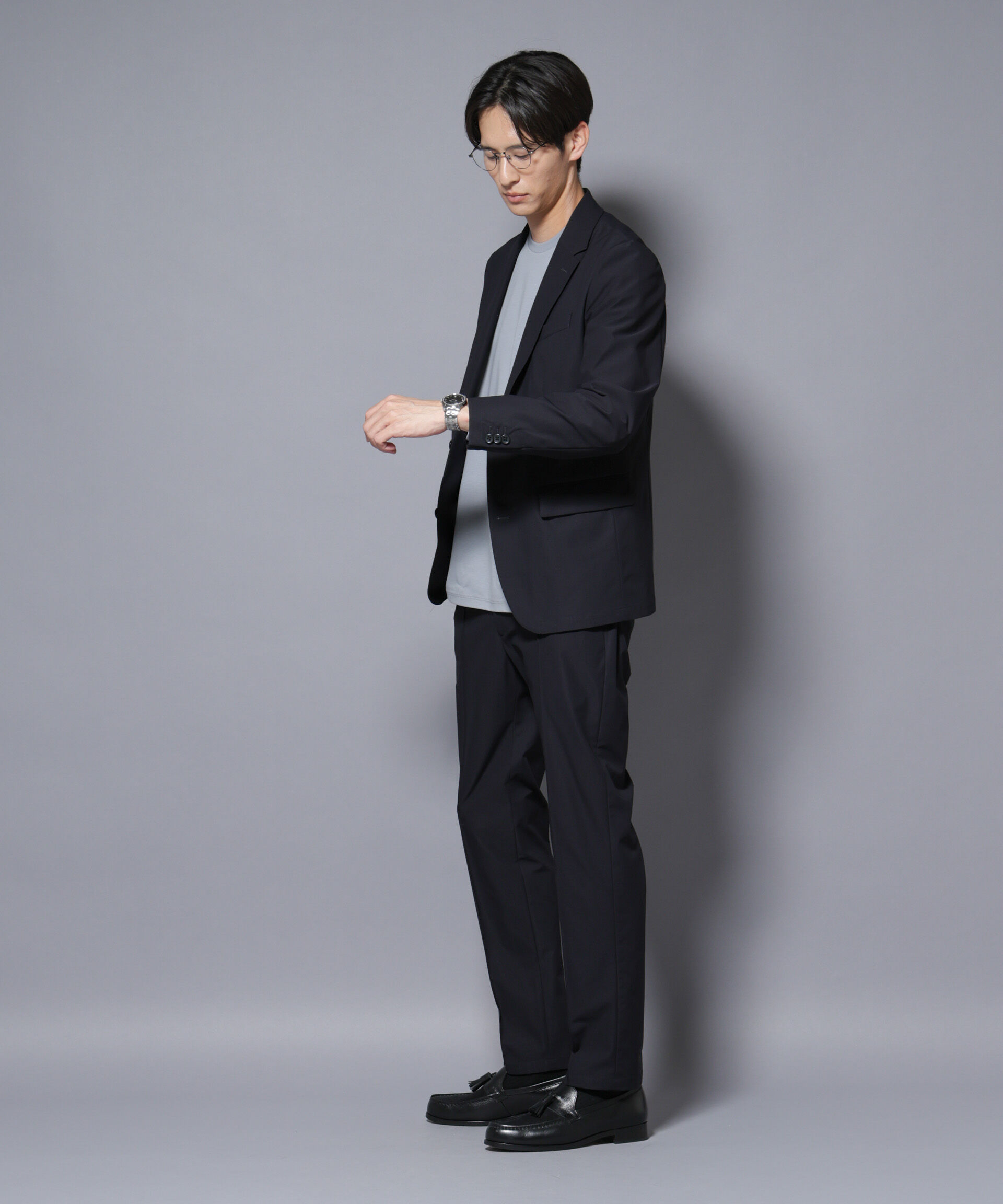 nano･universe「「N TROUSERS BASIC」TEXBRID(R) ツイルパンツ/ストレッチ・撥水(セットアップ可)」|スーツ|
