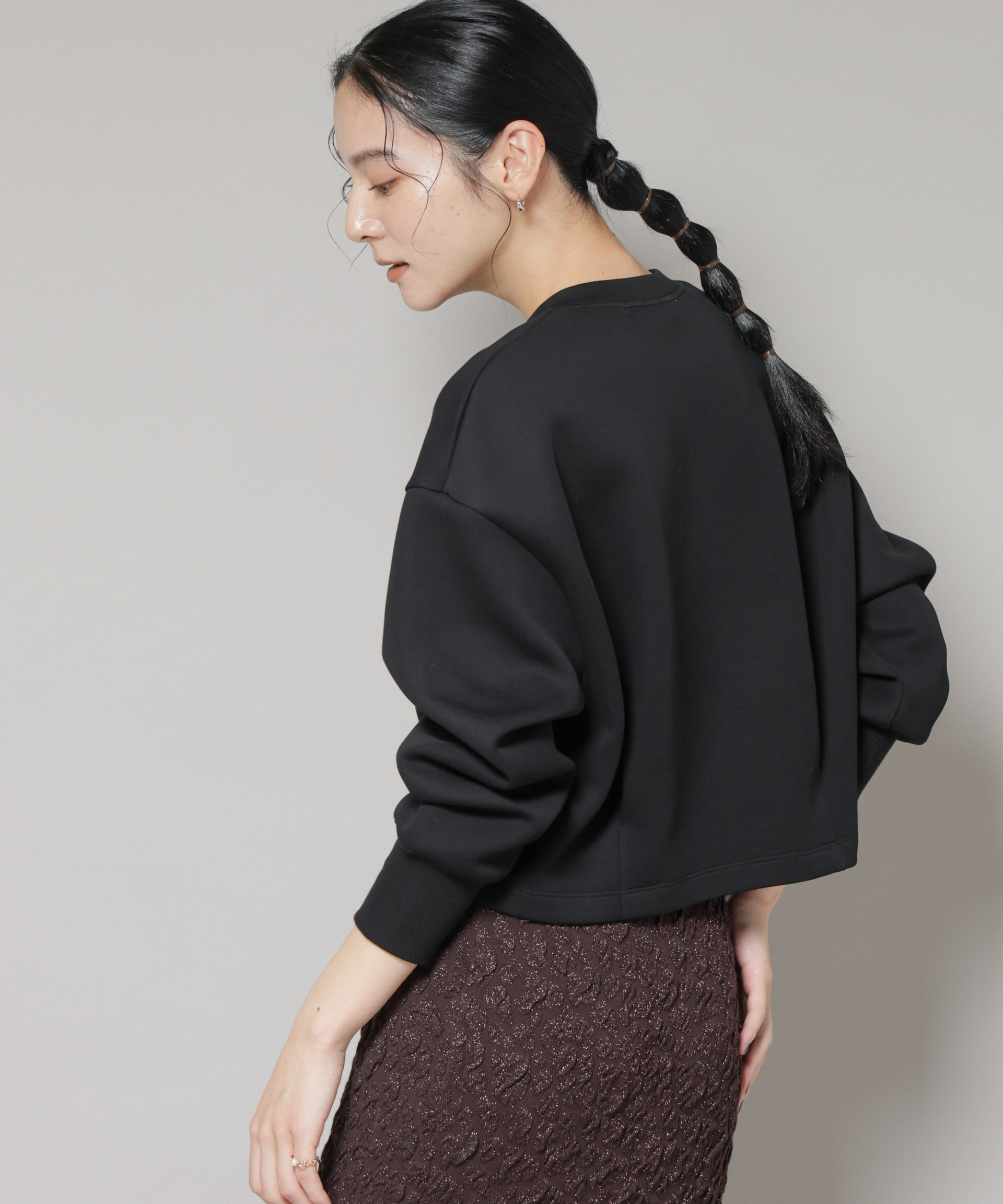 nano･universe「ダンボールタックカーディガン」|Tシャツ・カットソー|