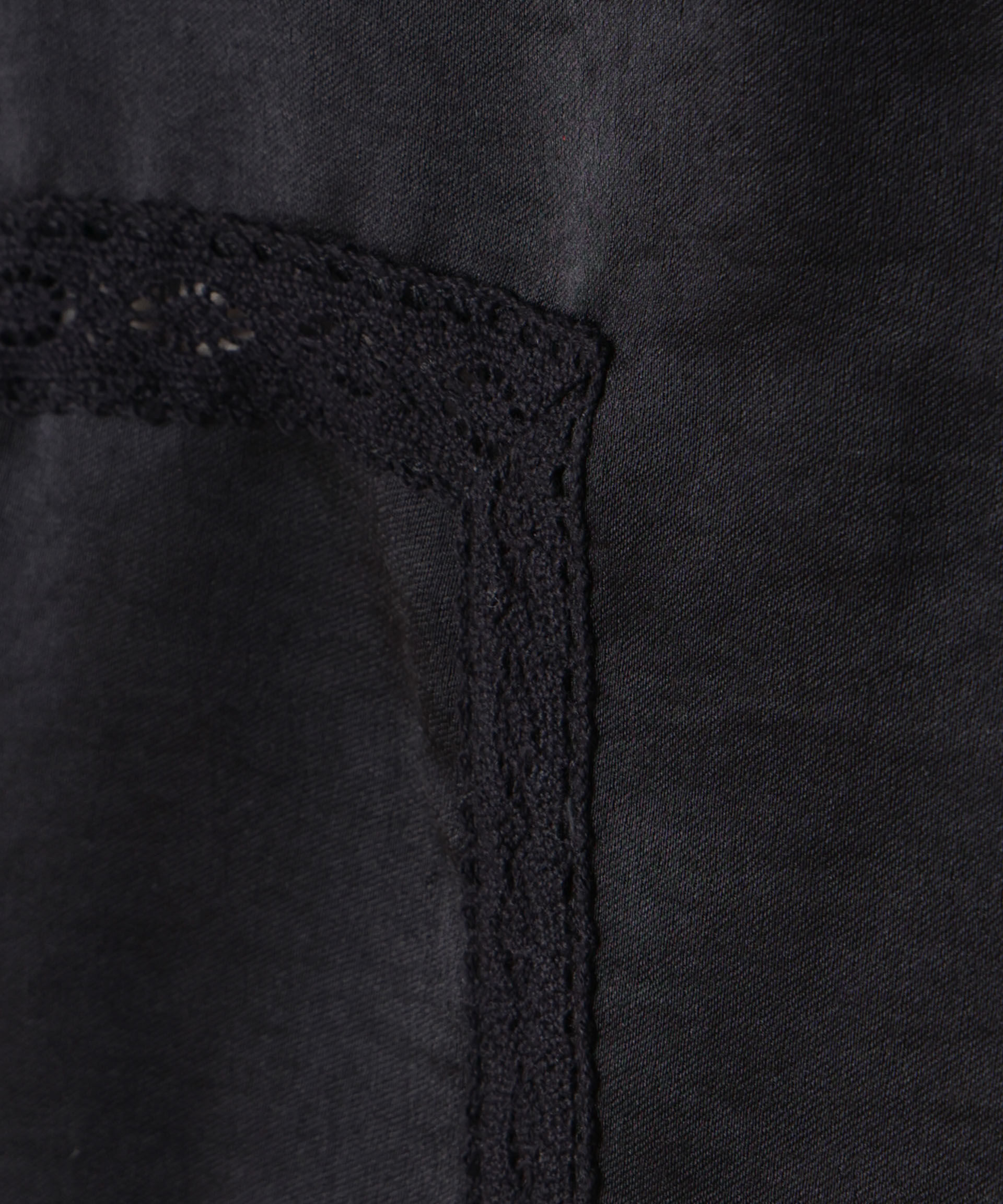 nano･universe「「STEVELOUR」サテンレーストリミングブラウス(セットアップ可)」|シャツ・ブラウス|