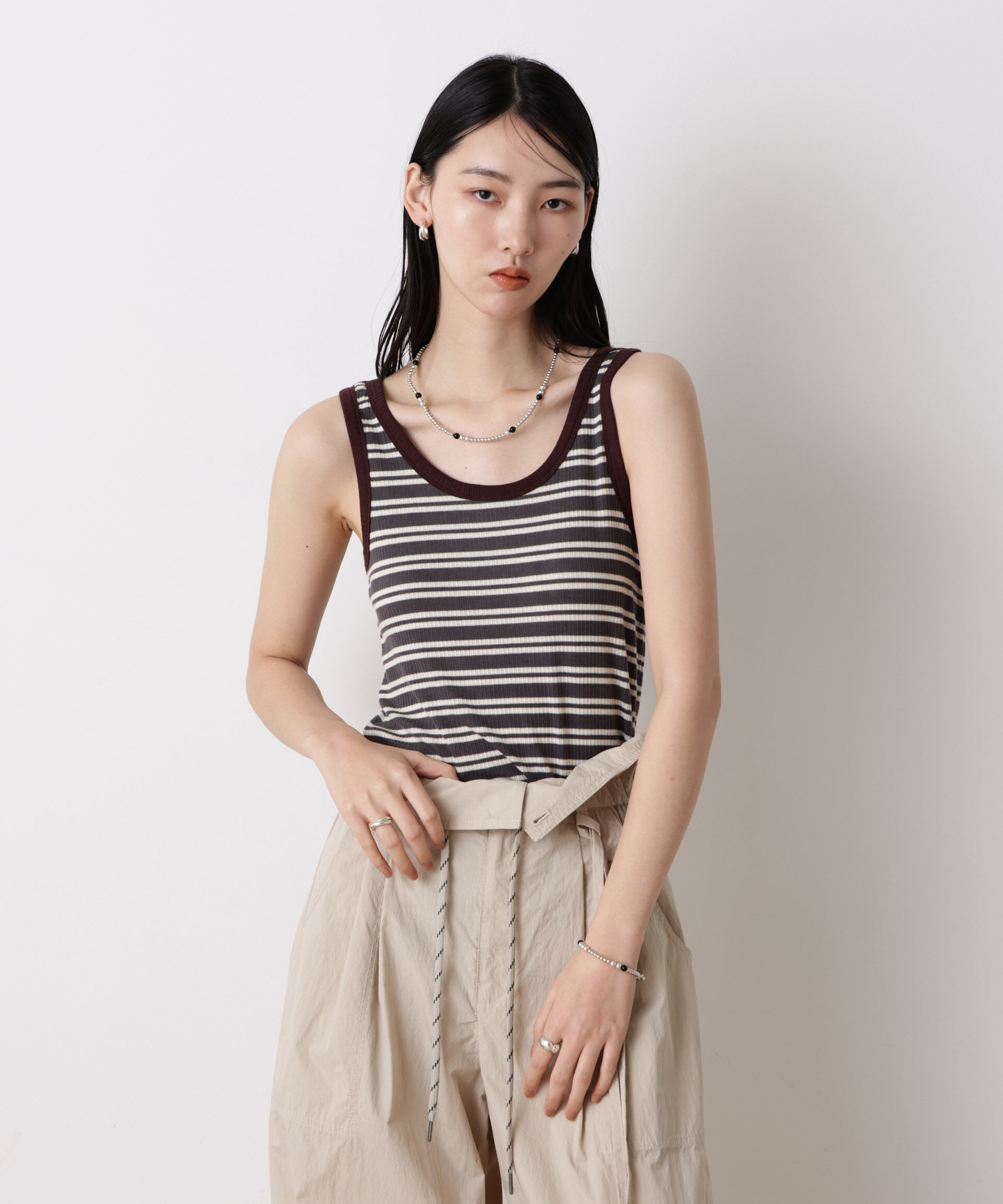 nano･universe「「STEVELOUR」リュクステレコタンクトップ」|Tシャツ・カットソー|