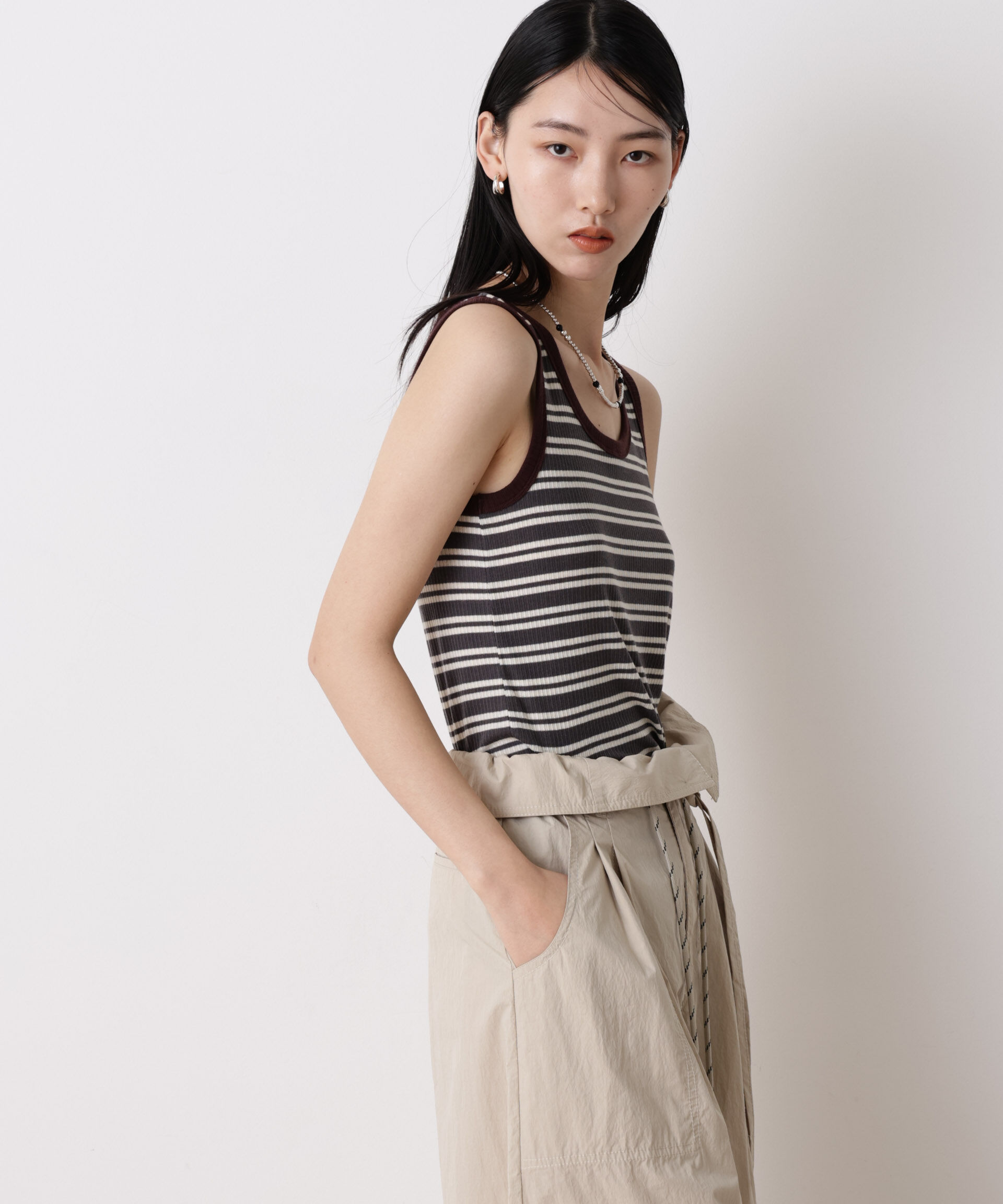 nano･universe「「STEVELOUR」リュクステレコタンクトップ」|Tシャツ・カットソー|