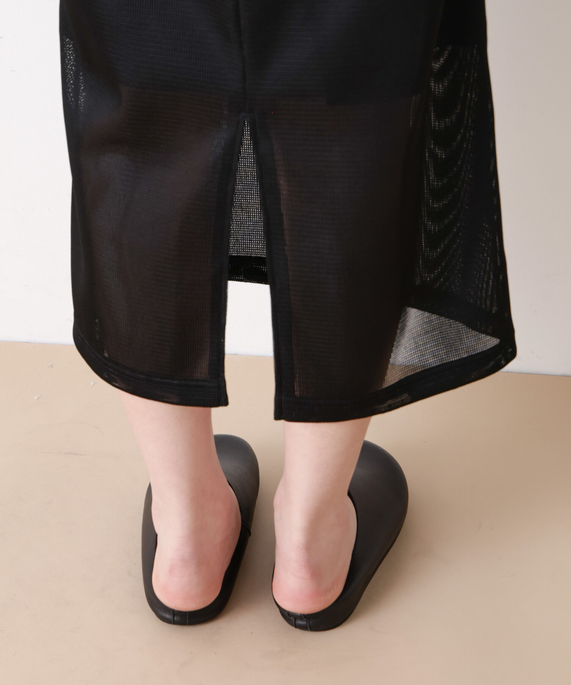 nano･universe「「STEVELOUR」シアーメッシュダンボールタイトスカート(セットアップ可)」|スカート|